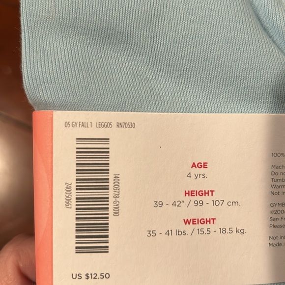 NWT Gymboree Blue lettuce edge Legging Fall 2005 Chelsea Girl or My Best Friend? - Picture 8 of 8